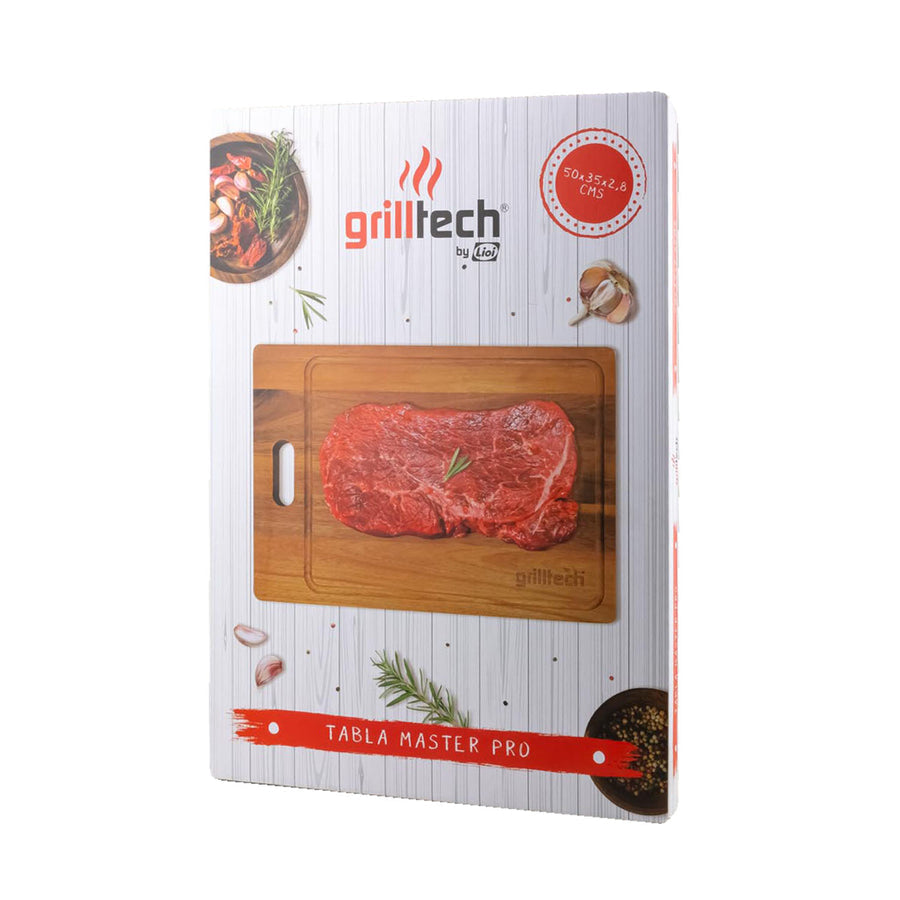 Tabla Picoteo madera 50x35 cms Máster - Locos por la Parrilla