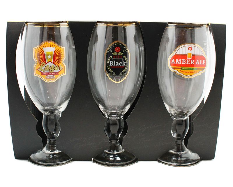 Set 3 unidades copones Cervecero 600 ml - Locos por la Parrilla