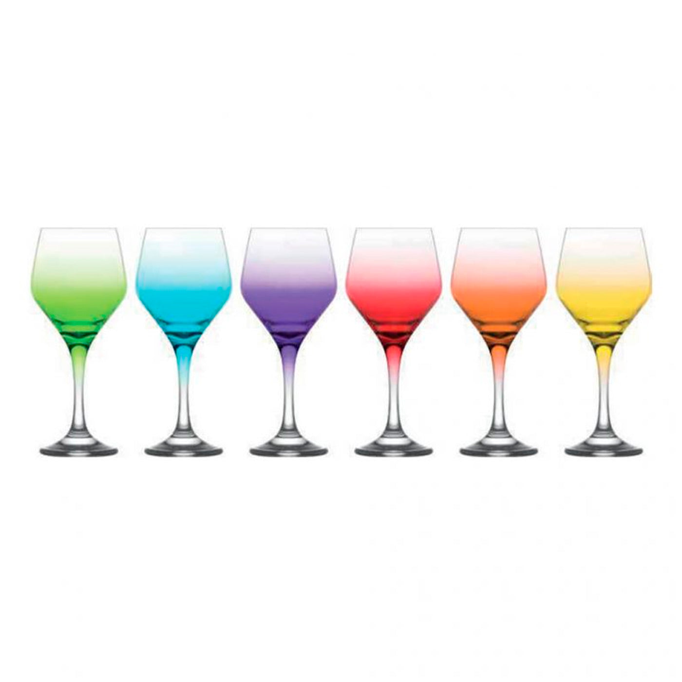 Set 6 Copas 330 ML Colores Fresh Drink - Locos por la Parrilla
