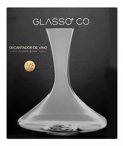 Decantador De Vino Premium 1,75 Litros - Locos por la Parrilla