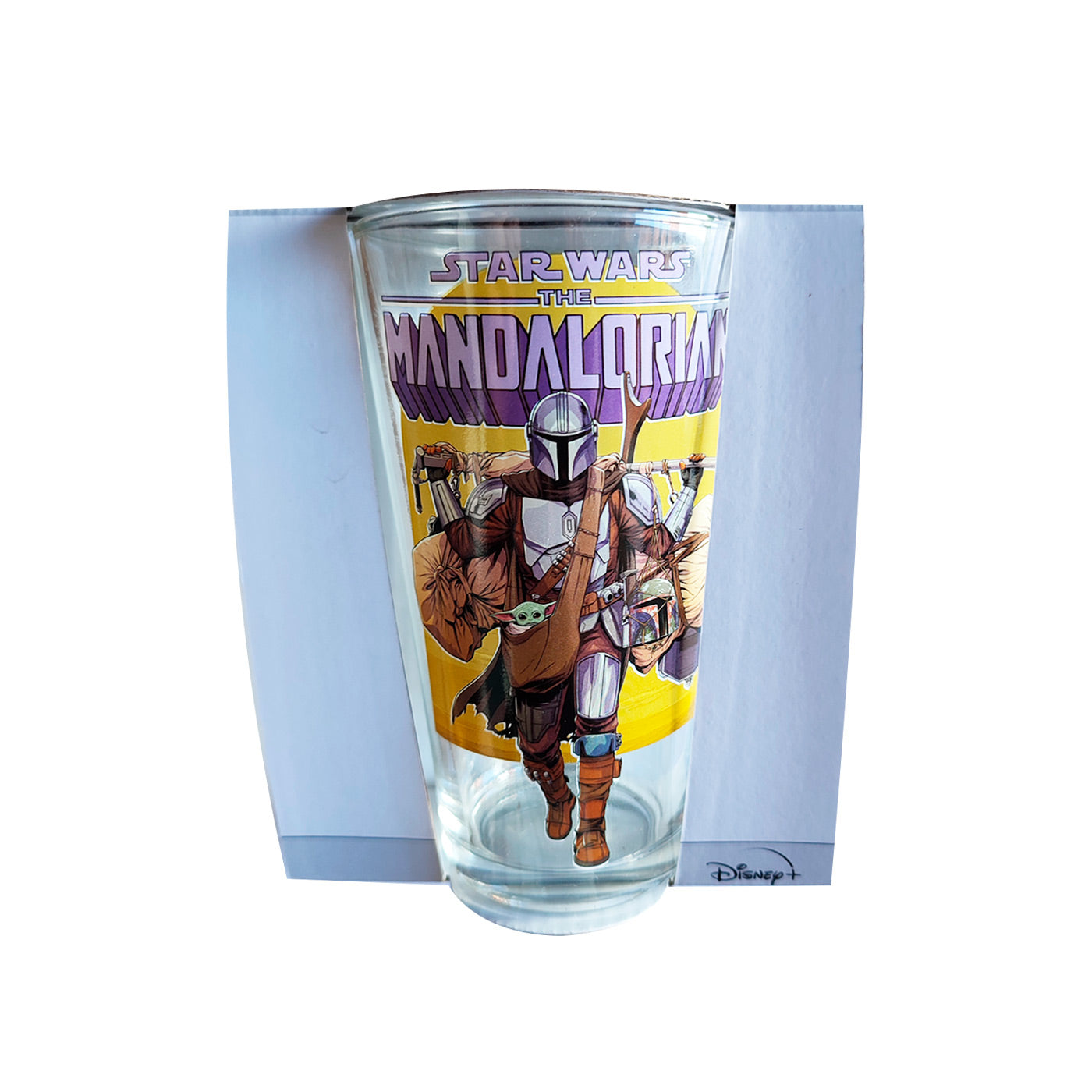 Vaso De Vidrio The Mandalorian Star Wars 475 ml - Locos por la Parrilla